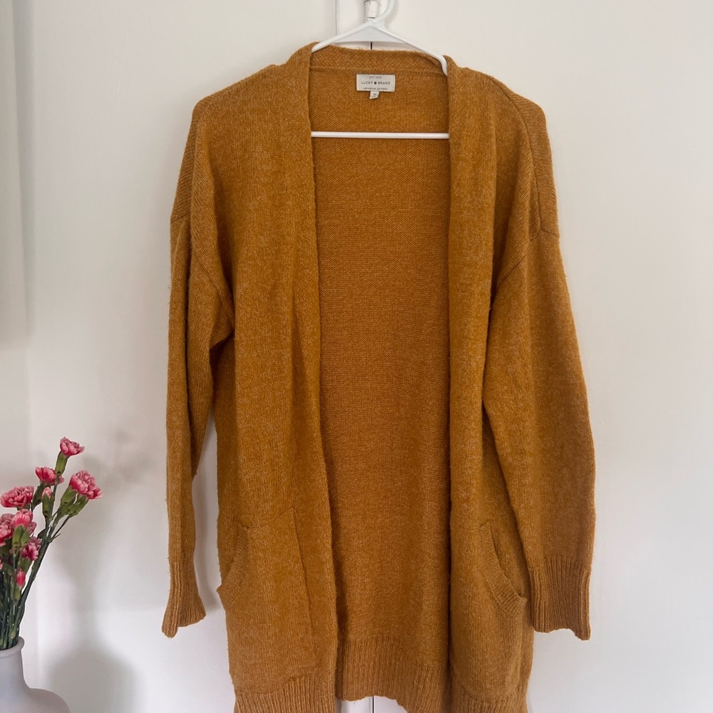 Mustard cardigan